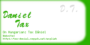 daniel tax business card
